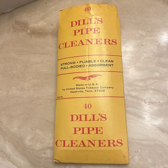VINTAGE ~ Dill's Premium Pipe Cleaners All Cotton Open package (38) - Picture 2 of 3